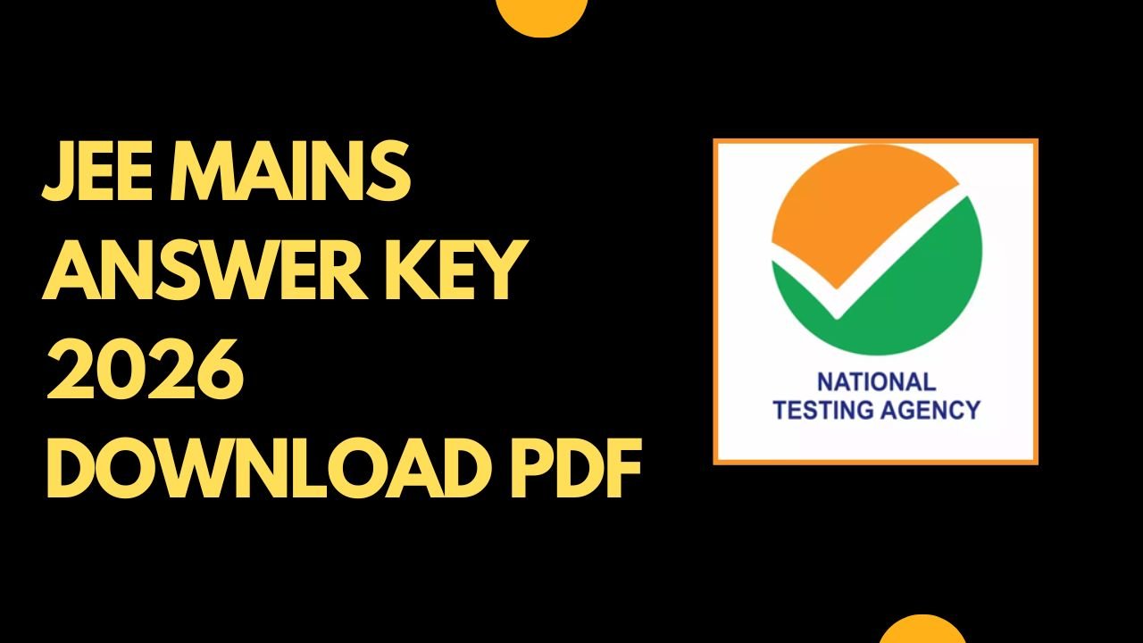 JEE Mains Answer Key 2026