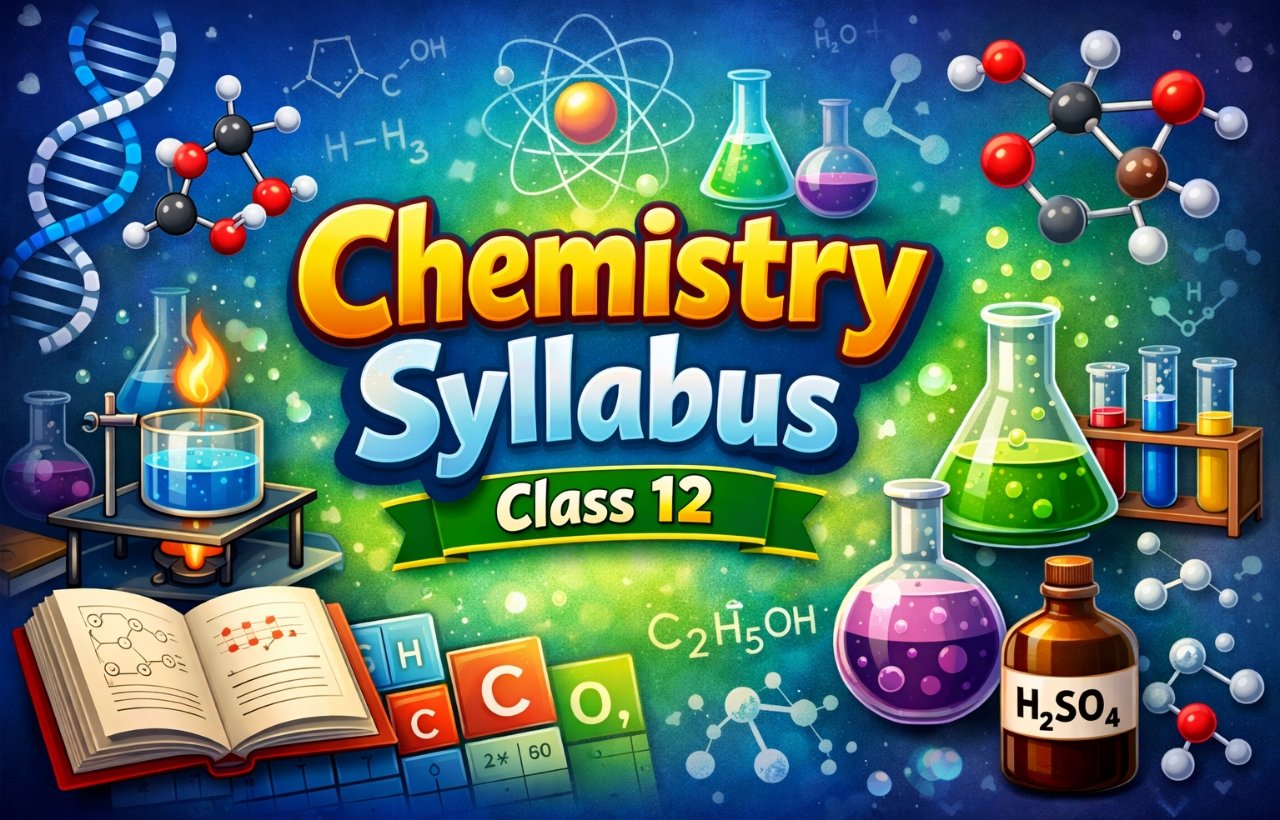 Chemistry Syllabus Class 12 2025 to 2026 | Complete Subject-Wise Guide