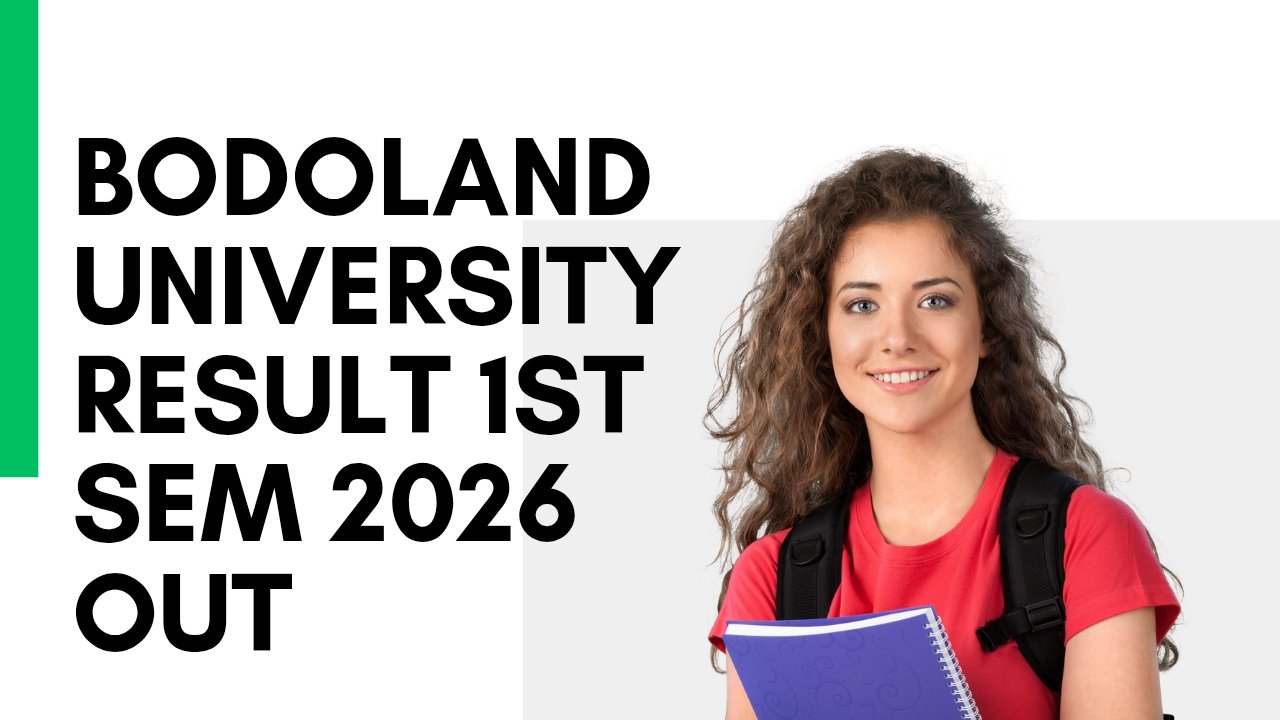 Bodoland University Result 1st Sem 2026