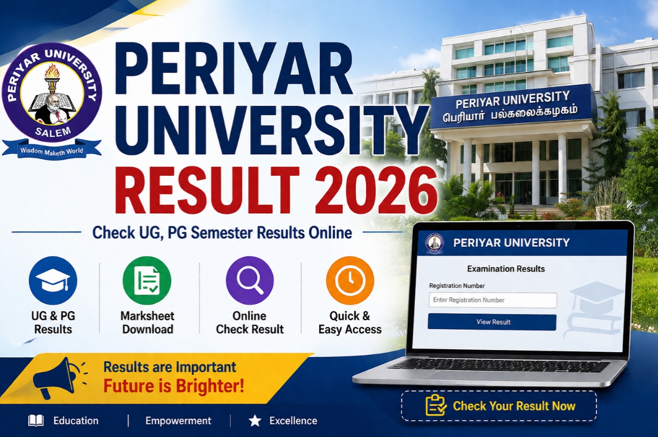 Periyar University Result 2026