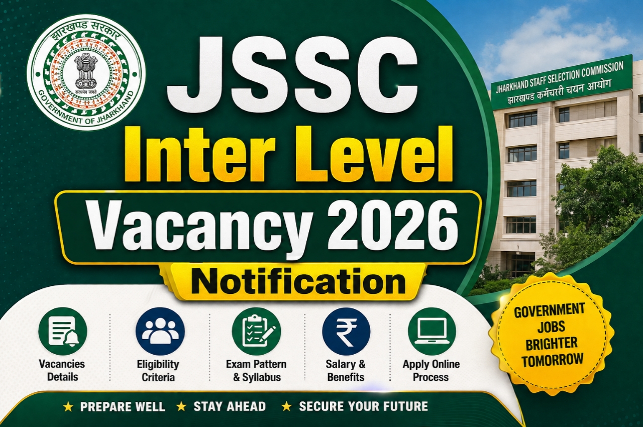 JSSC Inter Level Vacancy 2026 Notification